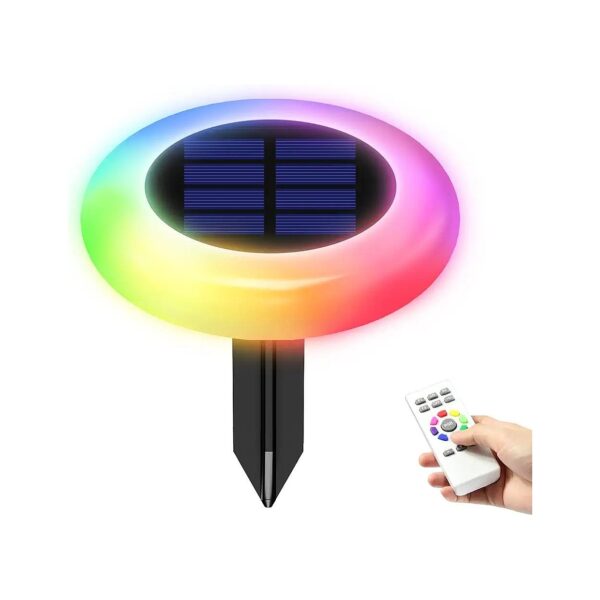 Colorful Solar Pathway Lights for Yard and Garden Decor