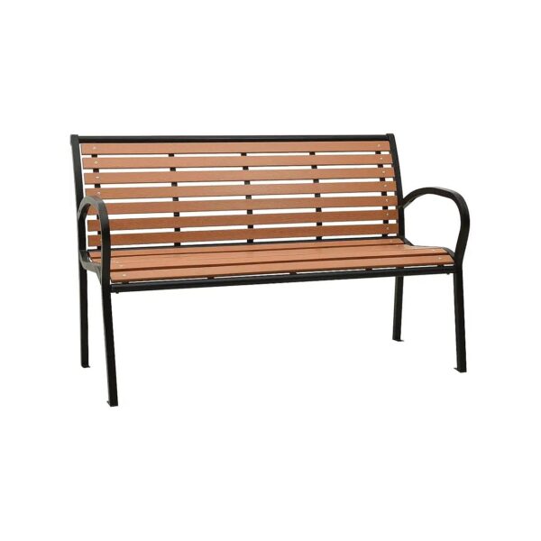 Comfortable Seating for Three Weather-Resistant Outdoor Bench