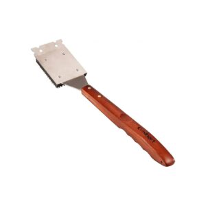 Comfortable and Durable Grill Cleaning Brush with Wooden Handle