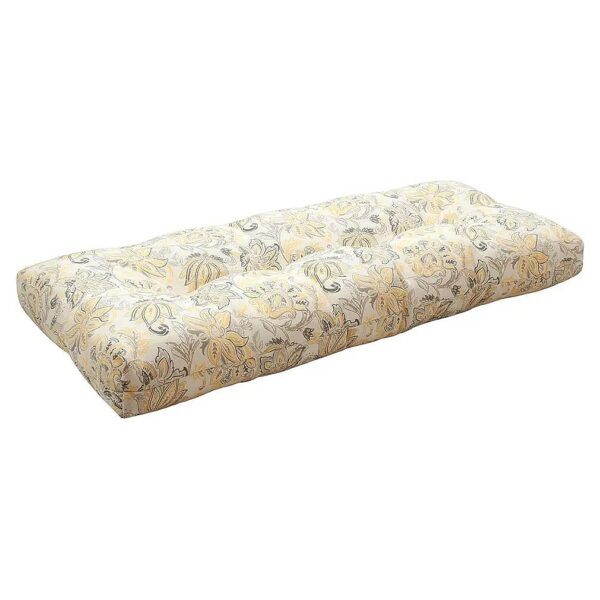 Comfortable and Stylish Tufted Long Bench Cushion for Patio and Indoor Use