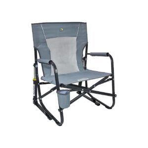 Comfortable and Supportive Rocking Outdoor Chair with Padded Armrests