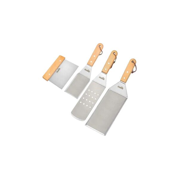 Commercial Grade Stainless Steel Spatula Set for Griddle Flat Top Grill Utensils