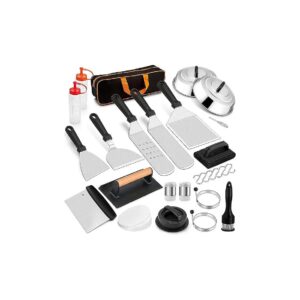 Commercial-Grade Grill Accessories Kit with Scraper, Chopper, and Meat Tenderizer