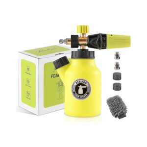 Compact Foam Cannon for Pressure Washers up to 4500 PSI with Easy Foam Dispensing