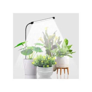 Compact LED Plant Grow Light with 5 Dimming Levels for Plant Growth