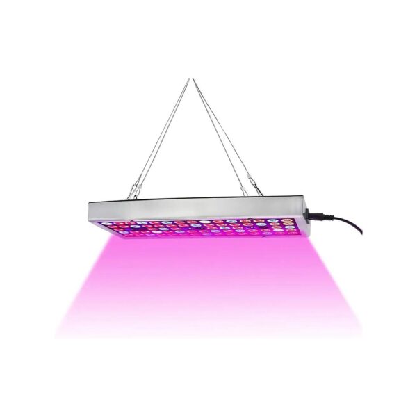 Compact Panel LED Grow Light with UV and IR LEDs for Small Plants and Herbs