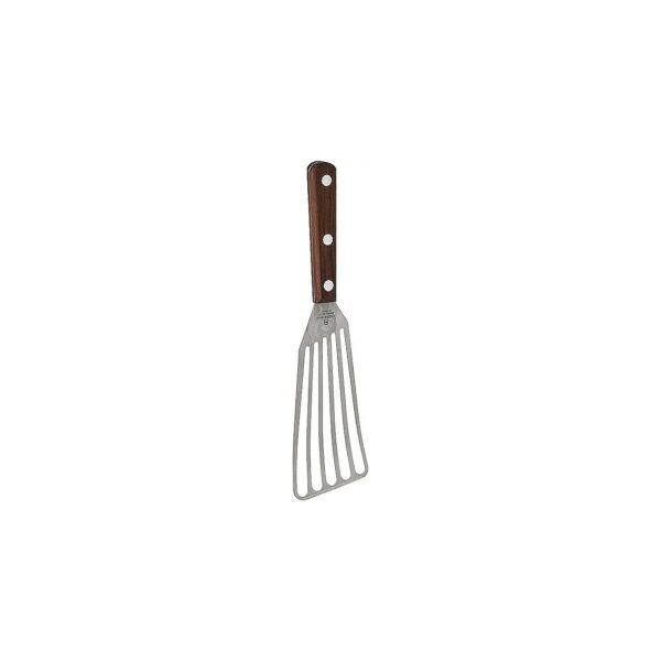 Compact Turner Slotted Wood with Stainless Steel for Heavy Duty Brown Turner