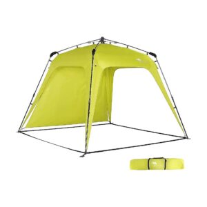 Compact and Portable Green Canopy for Outdoor Camping and Beach Use