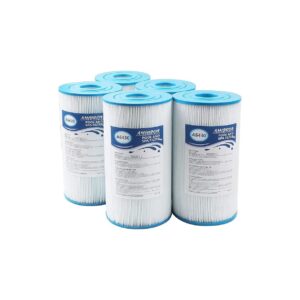 Compatible Filter Media for Hot Springs Spa, 30 sqft Pleated Fabric, 5 Pack