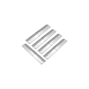 Complete Gas Grill Heat Shield Replacement Kit with Stainless Steel Construction