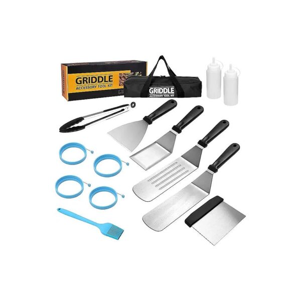 Complete Grill and Griddle Accessories Set for Total Grilling Control