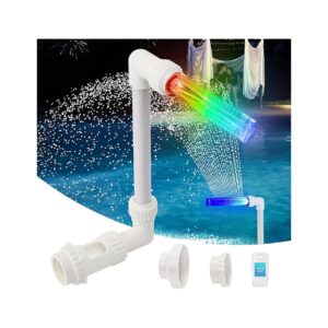 Cool Down Your Pool with Solar Powered LED Fountain and Water Aerator