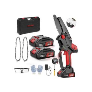 Cordless 6-Inch Chainsaw with Automatic Chain Saw Oil Lubrication and External Refueling