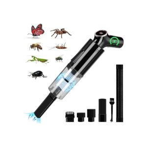 Cordless Insect Vacuum with LED Lights for Stink Bug and Beetle Catching