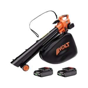 Cordless Leaf Blower and Vacuum Kit with Adjustable Air Speed and Multifunctional Design