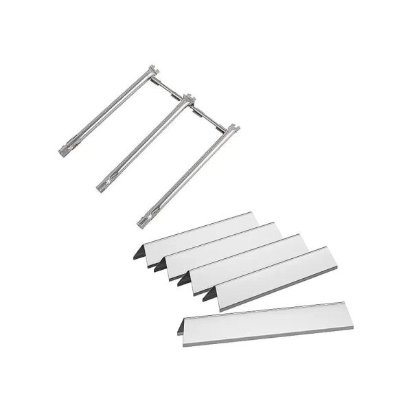 Corrosion-Resistant Stainless Steel Flavorizer Bars and Burner Tube Kit for Weber