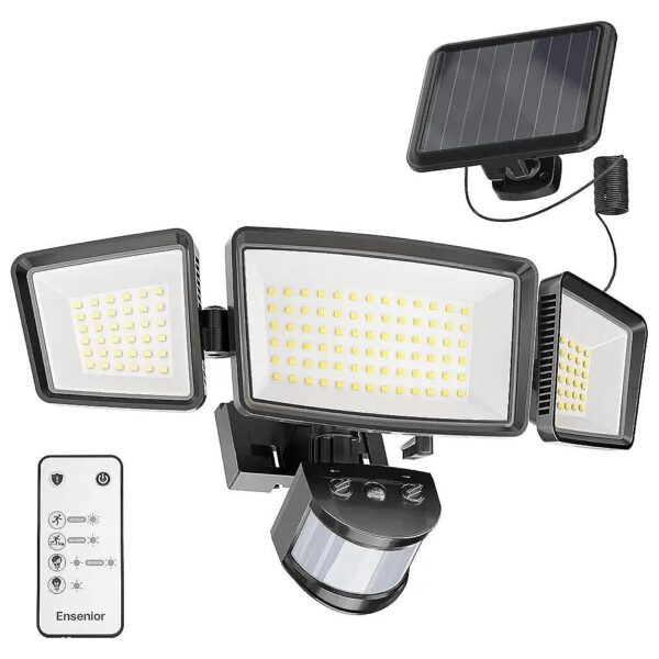 Cost-Effective Solar Flood Light with 5 Modes and ECO Function for Home Security