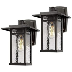 Craftsman Style Outdoor Lighting Fixtures for House Garage Patio Wall Mount Lantern