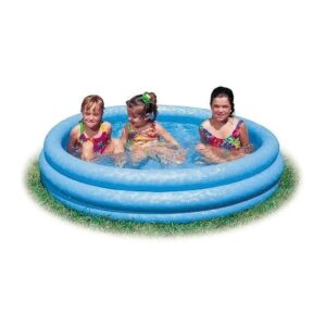 Crystal Blue Inflatable Portable Pool for Unisex-Kids 45L x 10H 4 Pack