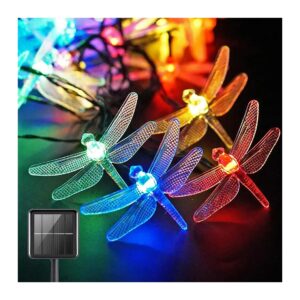 Crystal Dragonfly Fairy Lights with 8 Modes for Outdoor and Indoor Decor