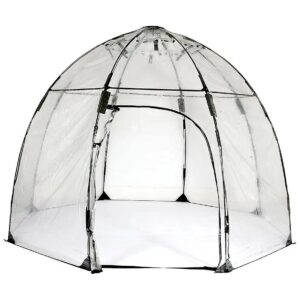 Curved Greenhouse for Maximum Light Penetration and Easy Planting