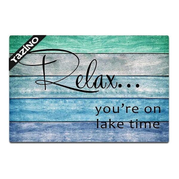 Custom Indoor Doormat Lake Time Funny Quote Home Decor Housewares Rugs