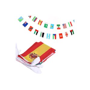 Customizable 100 Country Flag String for International Celebrations