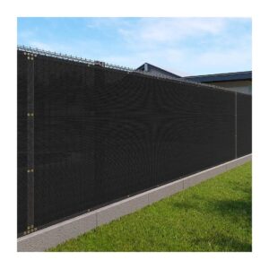 Customizable Black Windscreen Mesh Fencing Cover for Yards and Patios