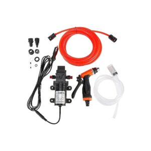 DC 12V High Pressure Car Wash Pump Kit for Auto RV Home Garden Pet Shower