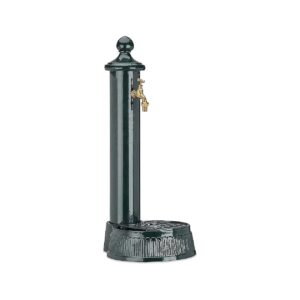 Dark Green Free Standing Water Fountain for Garden and Patio