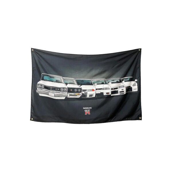 Decorative Car Flag 3x5 Feet Polyester with Bold Colors and 4 Brass Grommets