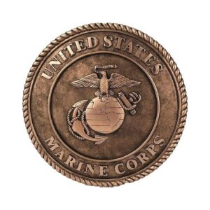 Decorative Marines Bronze Tone Stepping Stone for Patio or Garden Decoration