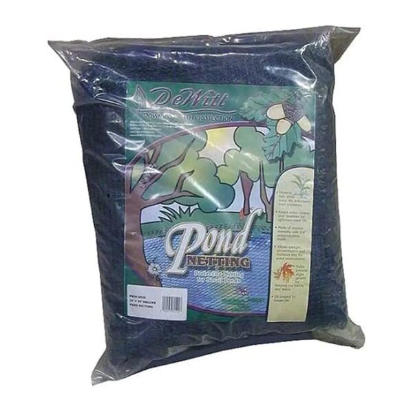 Deluxe Pond Protection Net 20x20 Feet Polyethylene Safe Mess Prevention