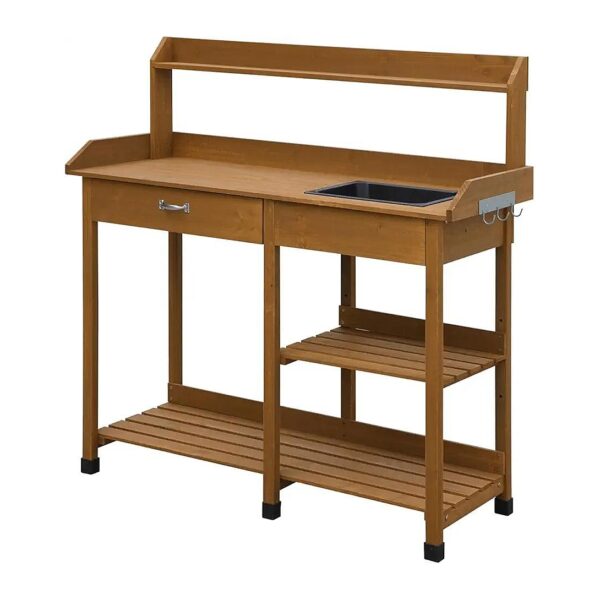 Deluxe Potting Bench with Durable Sink and Ample Storage Space