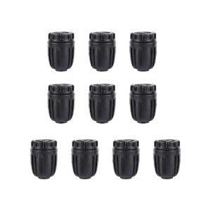 Density 1/2 inch End Plug Connectors for 16mm Drip Irrigation Tubing with Secure Fit