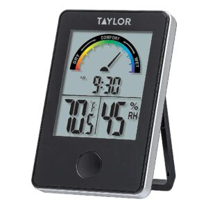 Digital Temperature and Humidity Station with Clock and Comfort Level Indicator