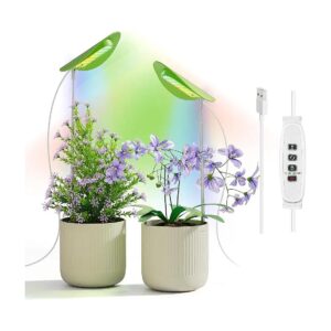 Dimmable LED Growing Light for Foliage Plants with Real Full Spectrum and Compact Design