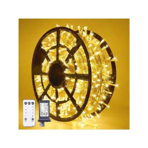 Dimmable Warm White LED Christmas Lights for Indoor or Outdoor Decor