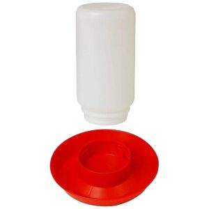 Drink 1L Chick Waterer Set with Screw-On Poultry Base