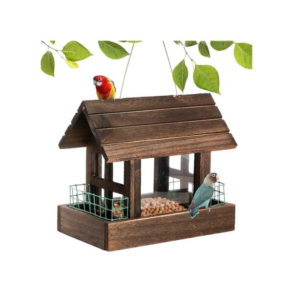 Dual Suet Cages for Hanging, Garden Yard Decoration Wildlife Animals