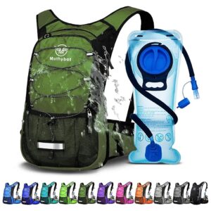 Dual-Use Hydration Backpack for Camping and Daily Commuting with Insulated Water Bladder