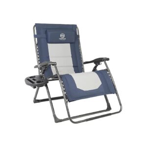 Durable 600D Polyester Zero Gravity Reclining Chair with Adjustable Back