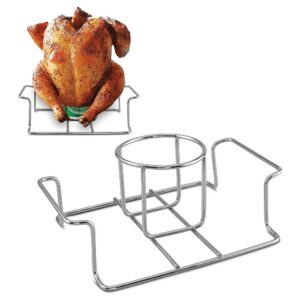 Durable Beer Can Chicken Holder for Grill Smoker and Oven Use