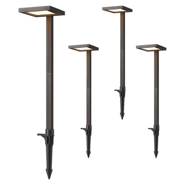 Durable LED Landscape Lighting, 7" Beam Range, 15" Extension Cable, Easy Installs