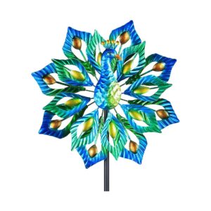 Durable Metal Windmill with Unique Kinetic Design for Outdoor Yard Patio Lawn and Garden