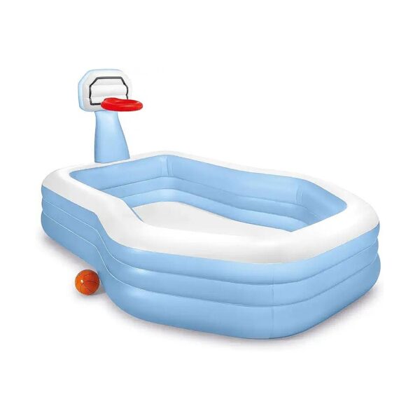 Durable PVC Material 101-Inch Inflatable Pool for Family Fun