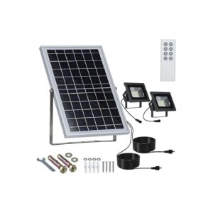 Durable Solar Floodlights with Aluminum and Polysilicon Materials for Outdoor Lighting