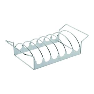 Durable Stainless Steel Roast and Rib Cooking Rack for Grill