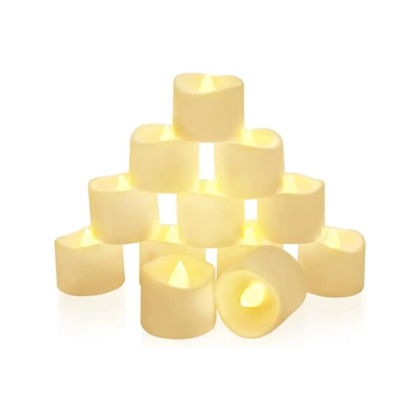 Durable and Convenient Flameless Tea Lights with 6H Timer for Home Use and Seasonal Decor