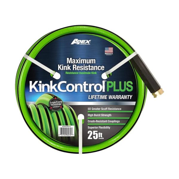 Durable and Flexible 25ft Water Hose with Made in USA Quality and Kink Control